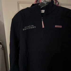 Navy blue NYC shep shirt